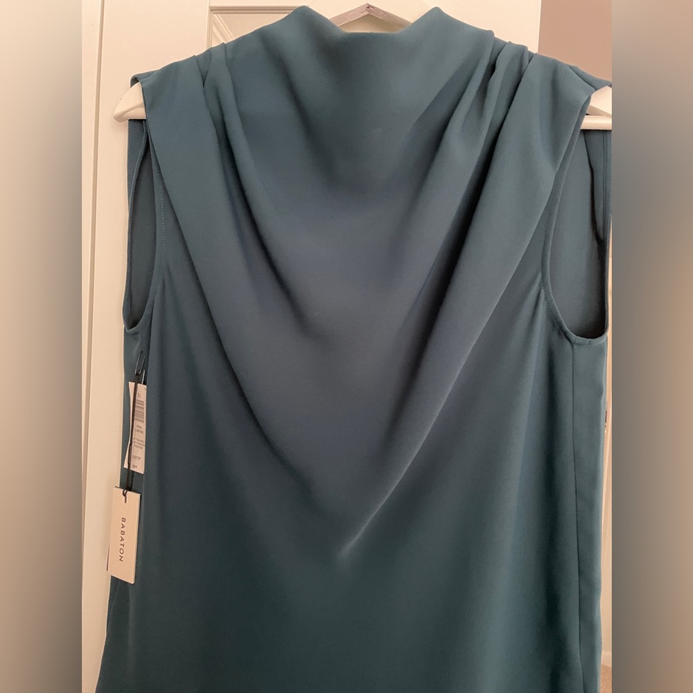 NWT Babaton turquoise Sleeveless Top